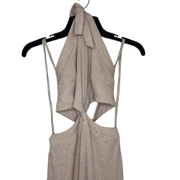Rumer The Label x Revolve Nude Resortwear Cassidy Maxi Dress Size Medium - Picture 4 of 12